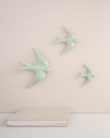 Ceramic swallows