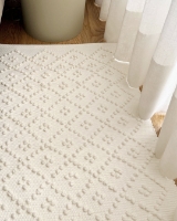 Image de Tapete branco 92x52 cm